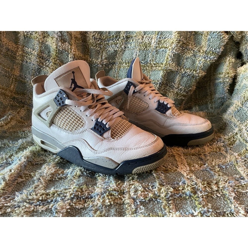 Nike Air Jordan 4 Retro Midnight Navy DH6927-140 Men Shoes Is 8 EU 41 NO BOX